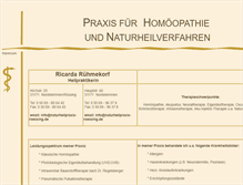 Tablet Screenshot of naturheilpraxis-roessing.de